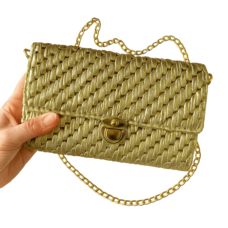Bolso Cloe dorado