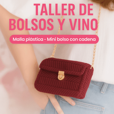 Taller de bolso y vino en enero- Kit mini – 17/01/2026