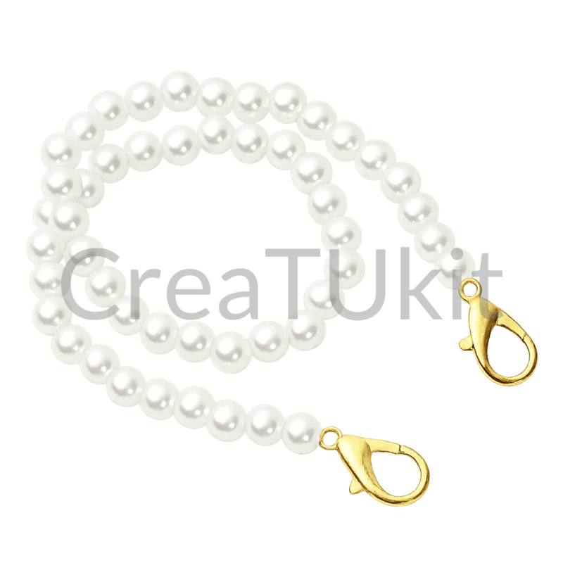 cadena de bolso perlas
