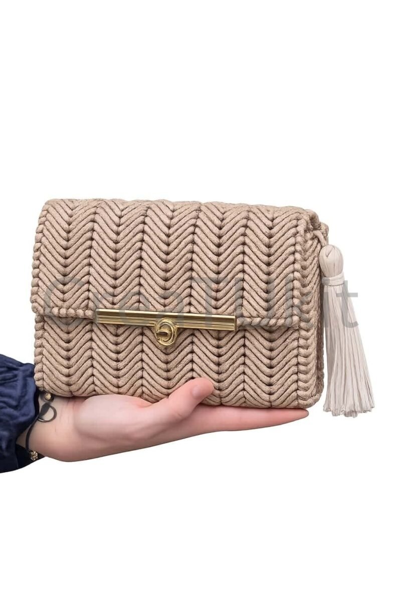 Clutch de malla plástica modelo Cris - CreatuKit
