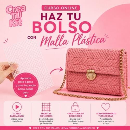 Curso online de malla plástica para hacer bolsos desde casa 2 curso online de malla plástica para bolsos