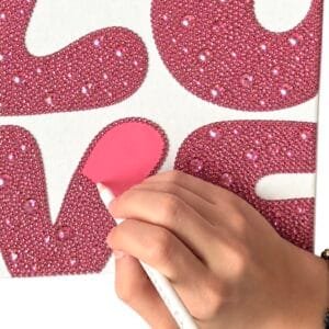 Bedazzling kit love