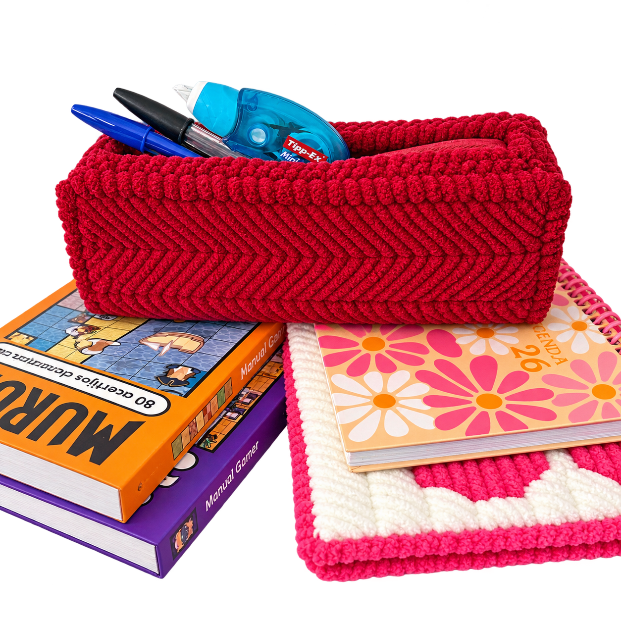 Kit de manualidades modernas y relajantes. 5 Kit estuche vuelta al cole