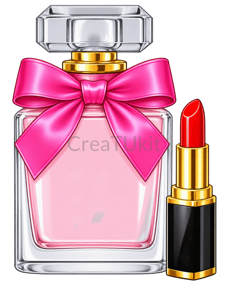 Diseño de perfume con lazo del kit de bedazzling