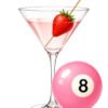 Kit de brillitos Martini y billar 3 martini y billar