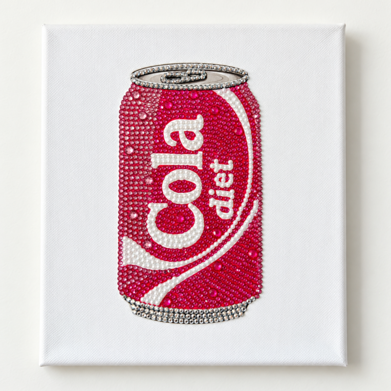 Kit de brillitos de Cola diet. DIY diamantes